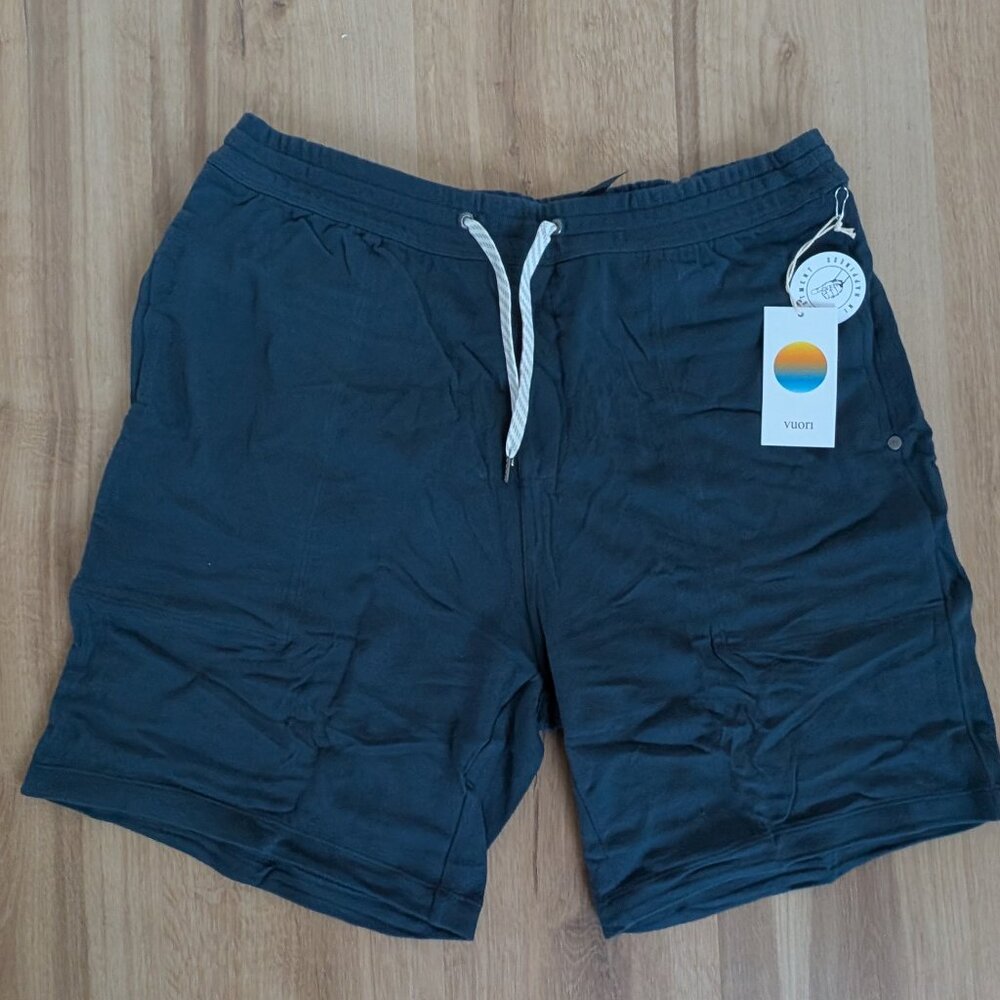 NWT Vuori Vital Short Indigo Blue Mens XXL Performance Lounge